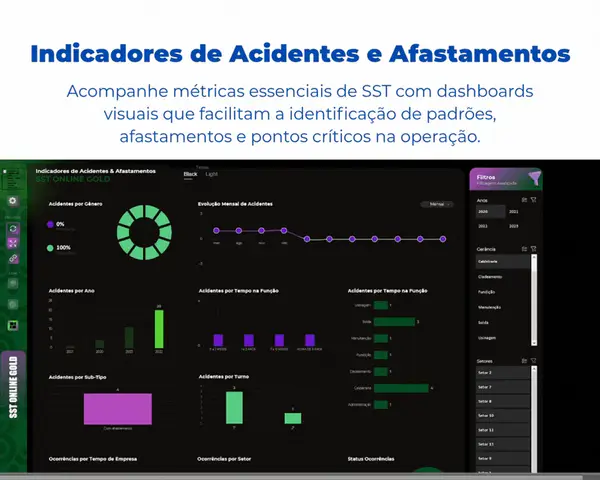 Indicadores de Acidentes e Afastamentos